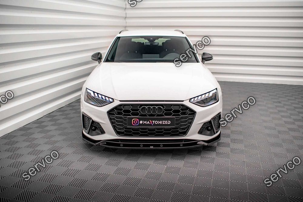Prelungire bara fata Audi A4 S-Line S4 B9 2019- v12 - Maxton Design