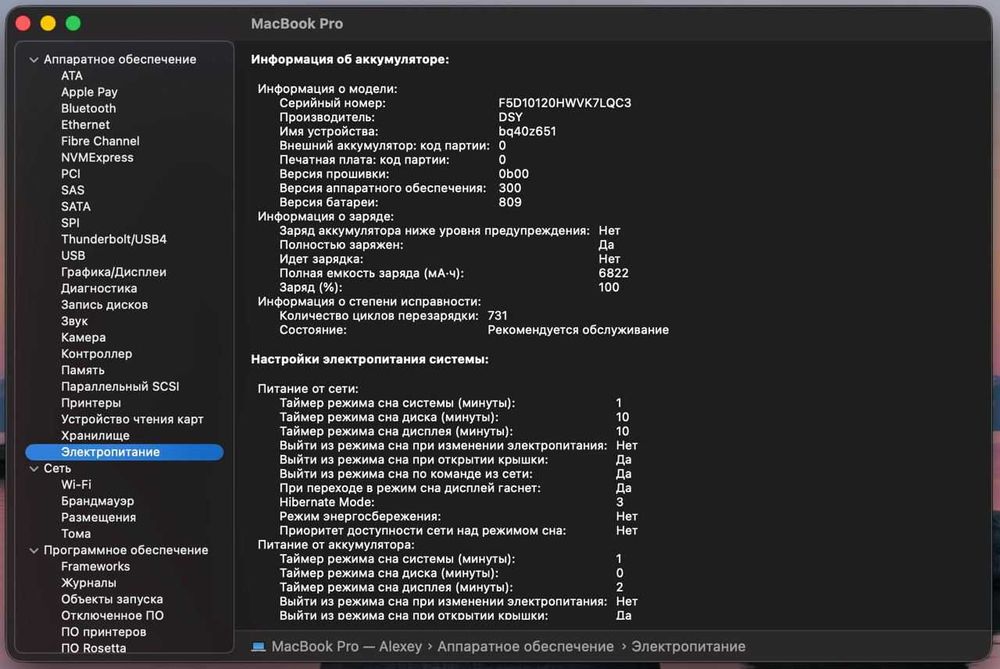 MacBook Pro 16. 2019/16/512 с жирным пакетом