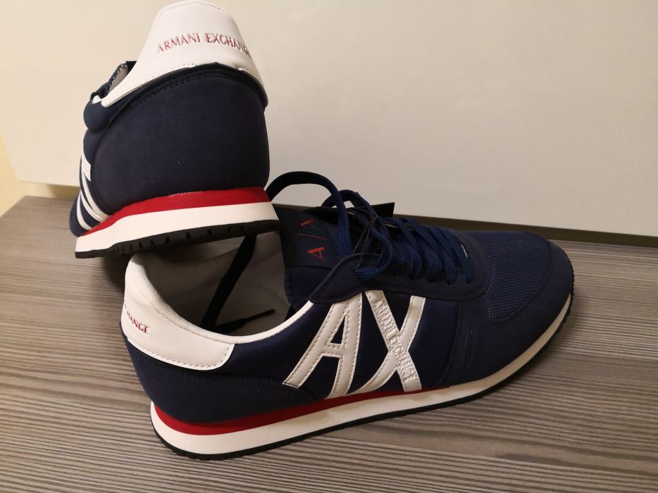 Sneakers adidasi Armani Exchange, marimea 44, 100% autentici, noi