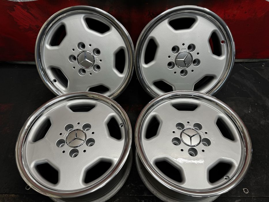 Ретро алуминиеви джанти за Мерцедес, MONOBLOCK, 15 цола, 5х112