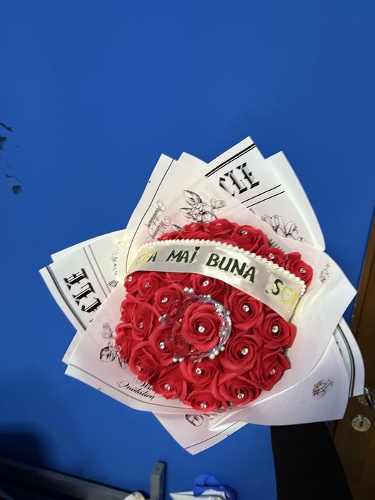 Buchete handmade realizate la perferintele clientului.