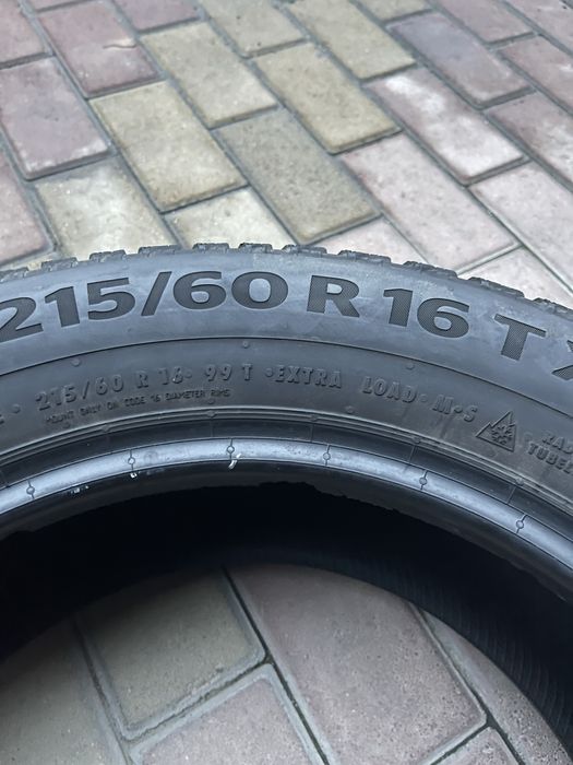 Шины зимние continental продам