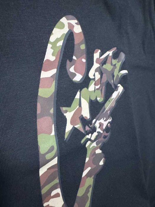 Corteiz "Camo Gun" Black T-shirt