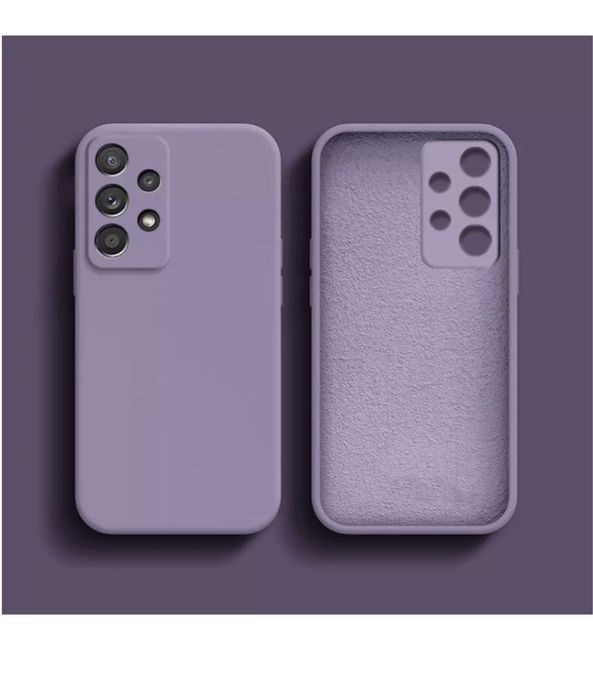Husa Silicon Impact Case cu Alcantara - Samsung A52S/A53/A54/A55/A56/A57