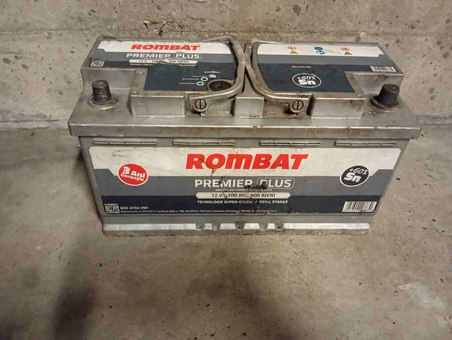 Baterie auto Rombat Premier 100 amperi Seleniu stare perfecta