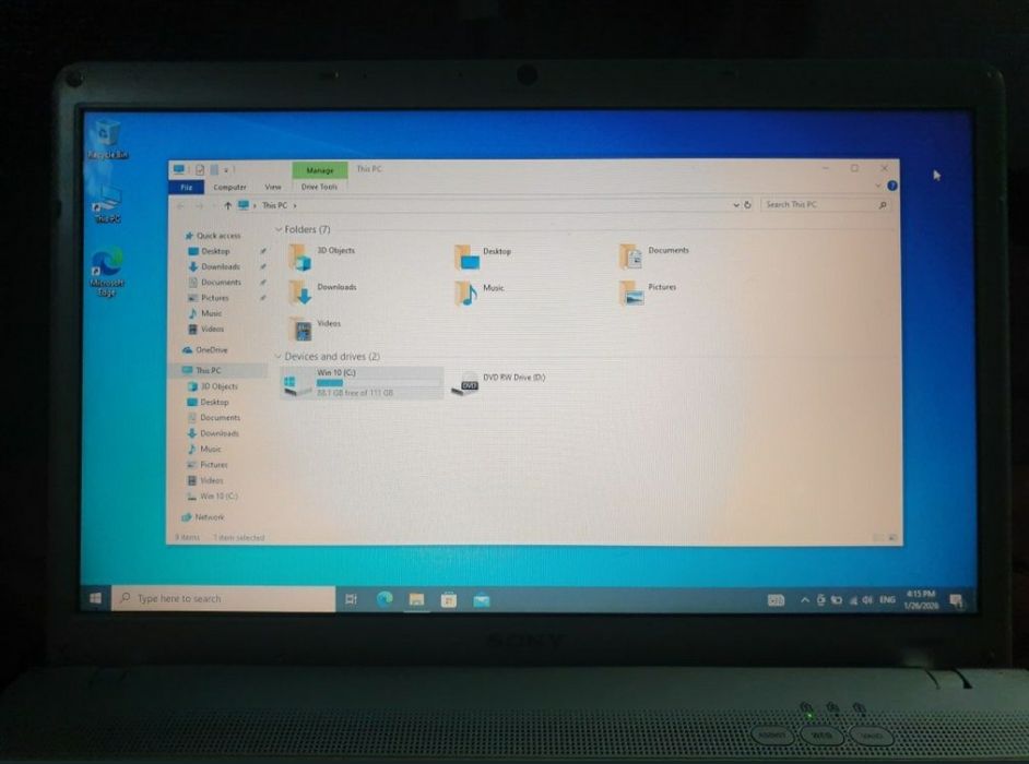 Vind laptop Sony Vaio PCG-71211M