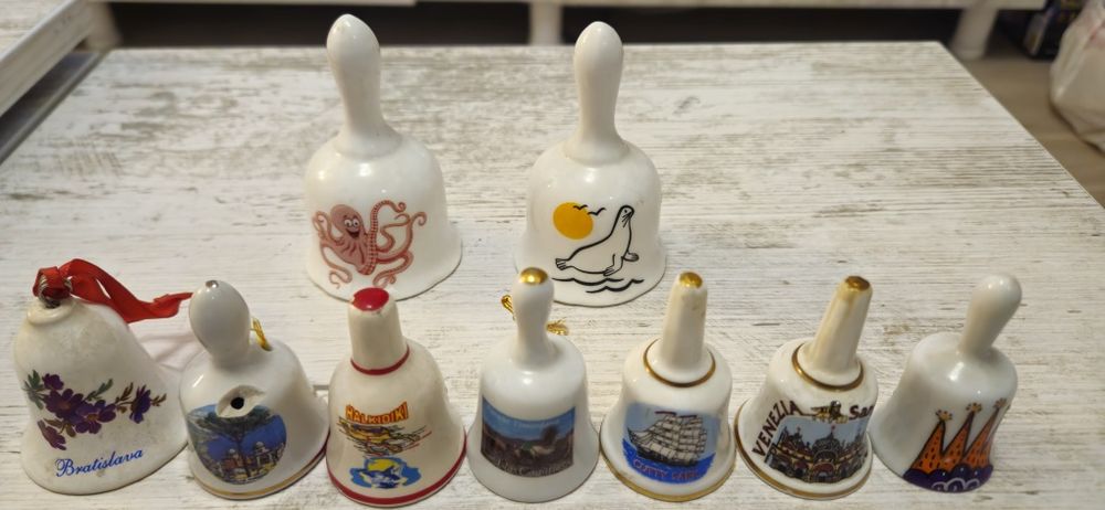 Vand colectie de clopoti ceramici ornamentali+turistici. Vezi 8 poze