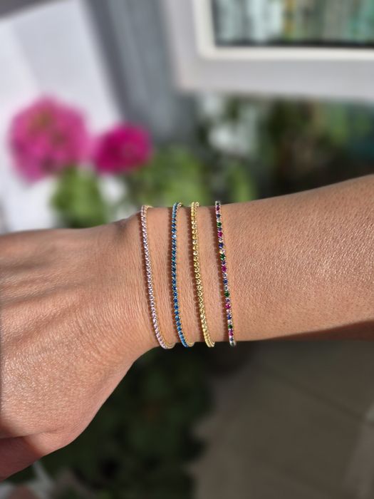 Bratara Tennis aur 14k, 17/18cm