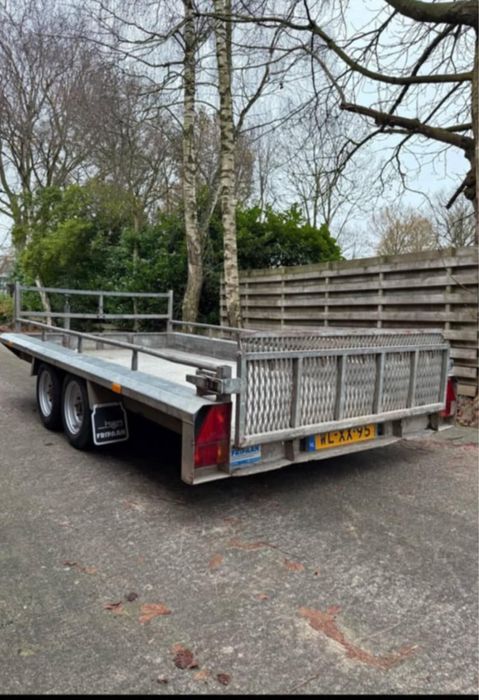 Remorca Hapert 2700 kg  transport utilaje  basculabil