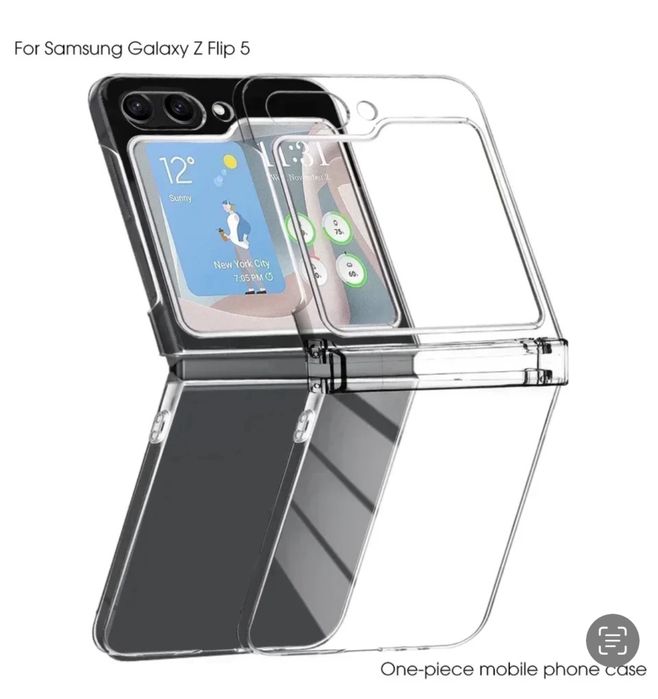 Samsung Z FLIP FOLD 5 6 Husa Transparenta PC Fata + Spate + Lateral