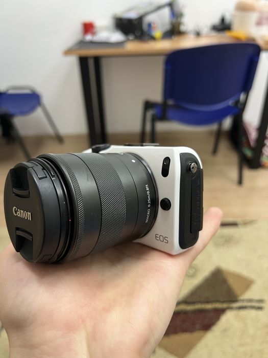 Canon eos m и большой комплект вместе с ним