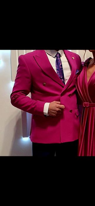 Vand sacouri elegante barbat roz si  verde marime S