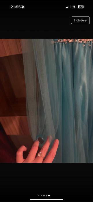 Rochie albastra lunga