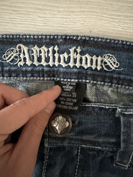 Blugi Baggy Affliction Denim Killer Y2K Vintage
