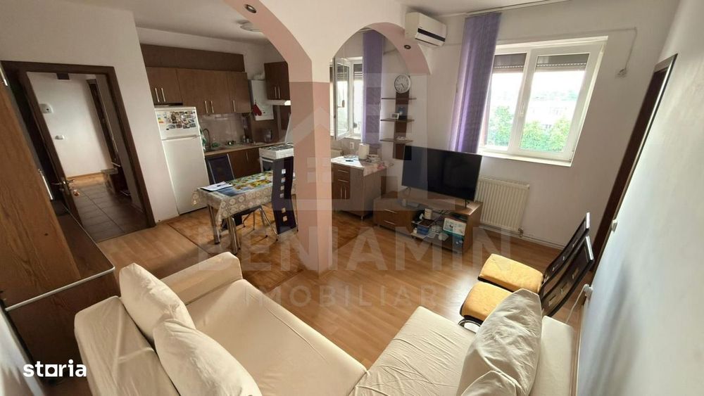 2 camere - 44mp - modern - mobilat - utilat - centrala - Craiovita