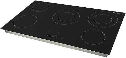 Нов Russell Hobbs 90см, Керамичен плот, 5 зони, Безопасен и удобен за готвене кухня