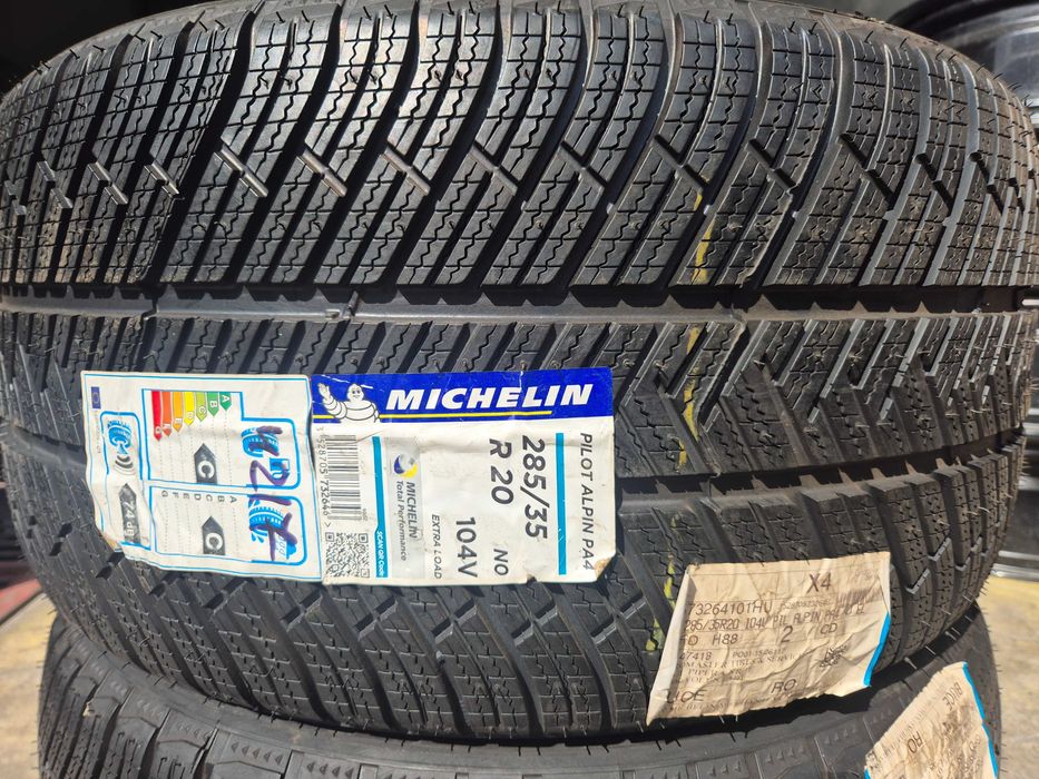 2 Anvelope M+S IARNA - 285/35/20 104V NO - Michelin Pilot PA4 - OEM Porsche NOI - DOT 2017 !
