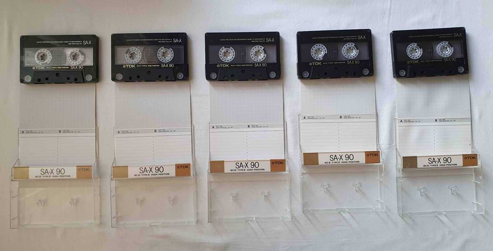 Аудио касети TDK SA-X90, TDK SA-X60, TDK SA-X100