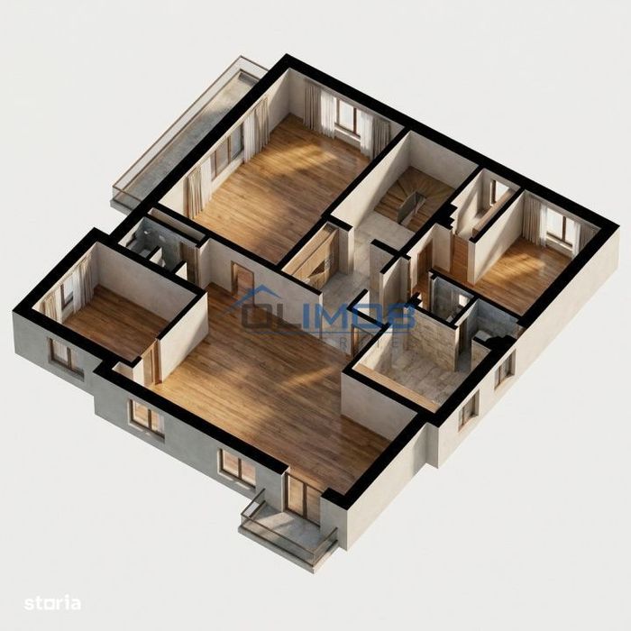 Apartament 237 mp  Barbu Vacarescu – Tei | Vedere Parcul Circului |