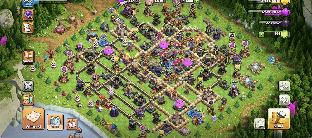 Аккаунт Clash of clans тх18