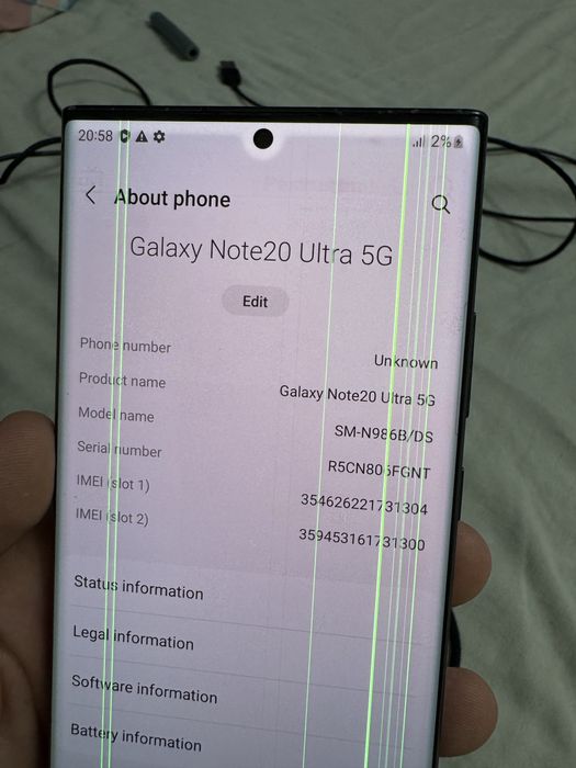 Samsung note 20 ultra