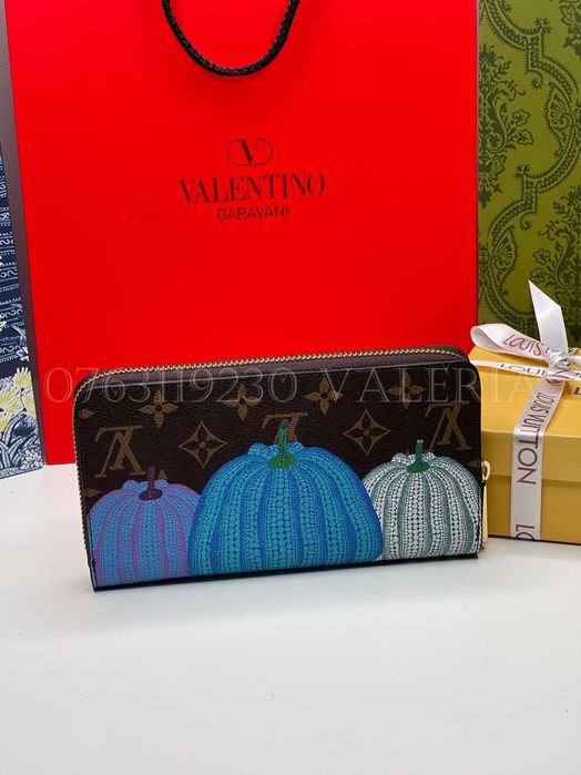 Portofel Louis Vuitton - Zippy cu dovleci colorati