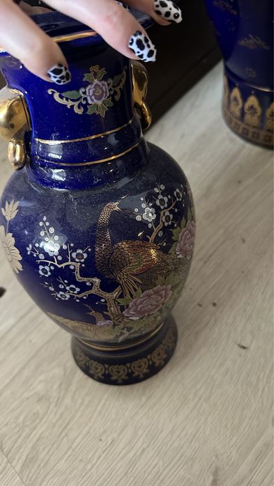 Китайская ваза триптих