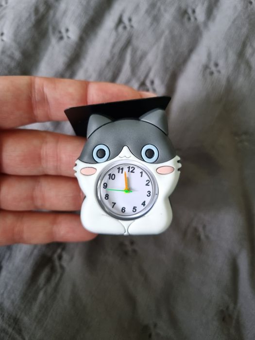 Ceas de mana cu pisica pentru copii