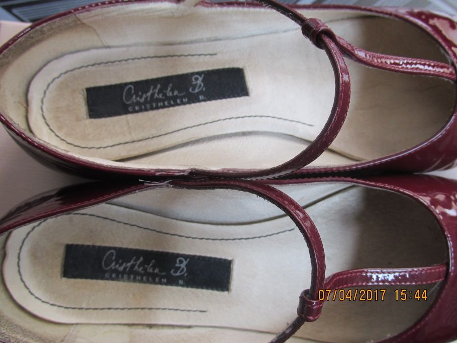 Pantofi de lac visini Musette , marimea 34