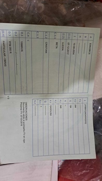 Vînd Atv yamaha raptor 350cm