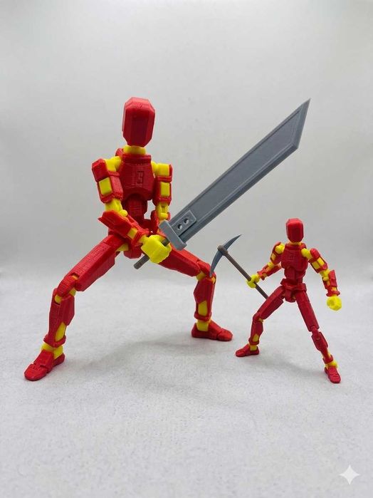 Set 4 Figurine Articulate – Robot, Dragon, Păianjen, Schelet