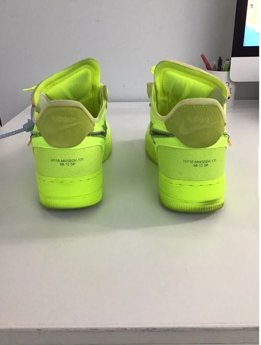 off-white nike air force 1 volt