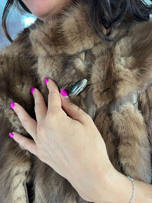 Vesta de blana naturala Nurca