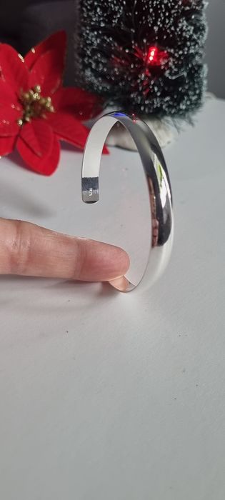 Brățara fixa ajustabila din argint