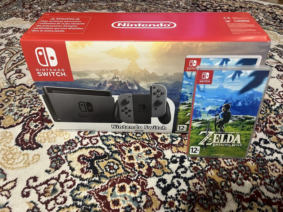 Nintendo switch прошитая + microSD 128 гб