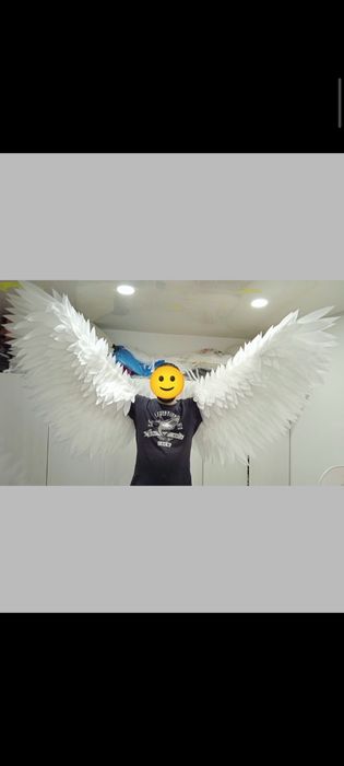 Крылья Ангела белые, черные, серые, жёлтые