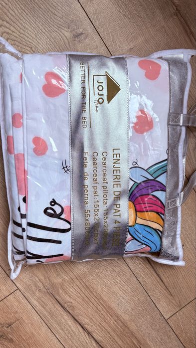 Lenjerie de pat copiii unicorn JOJO home