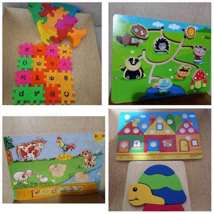 Детски пъзели занимателни игри