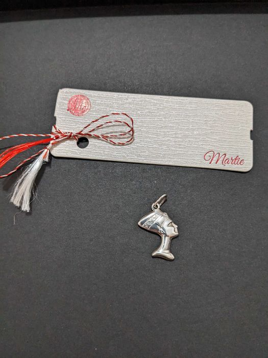 Pandantiv argint regina Nefertiti, nou