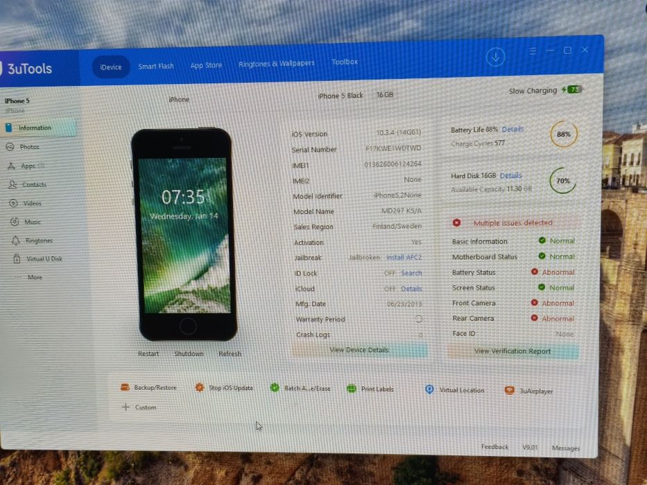 iPhone 5 в удовлетвореном состоянии