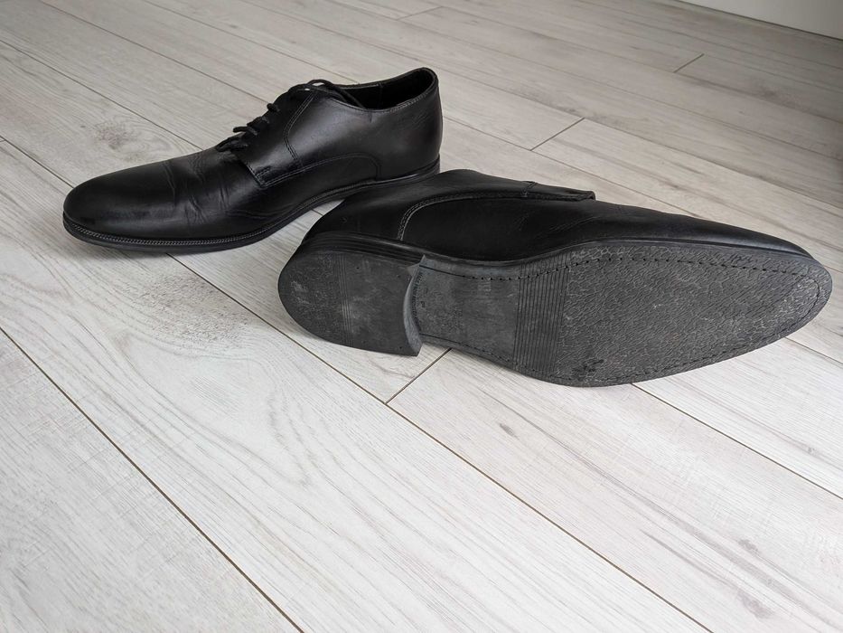 Pantofi negri piele naturala Bigotti - marime 43