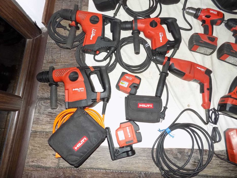 Scule Hilti functionale  TE 50/60 , Te 7/7C , Te 30 , Laser PM 2-LG