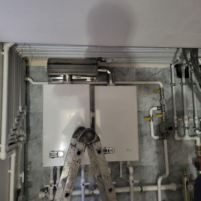 Установка дымохода