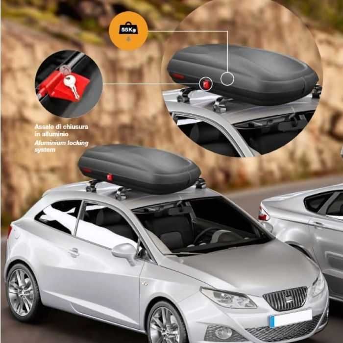 Багажник Автобокс Art Plast 320 Карбон 320л кутия за автомобил