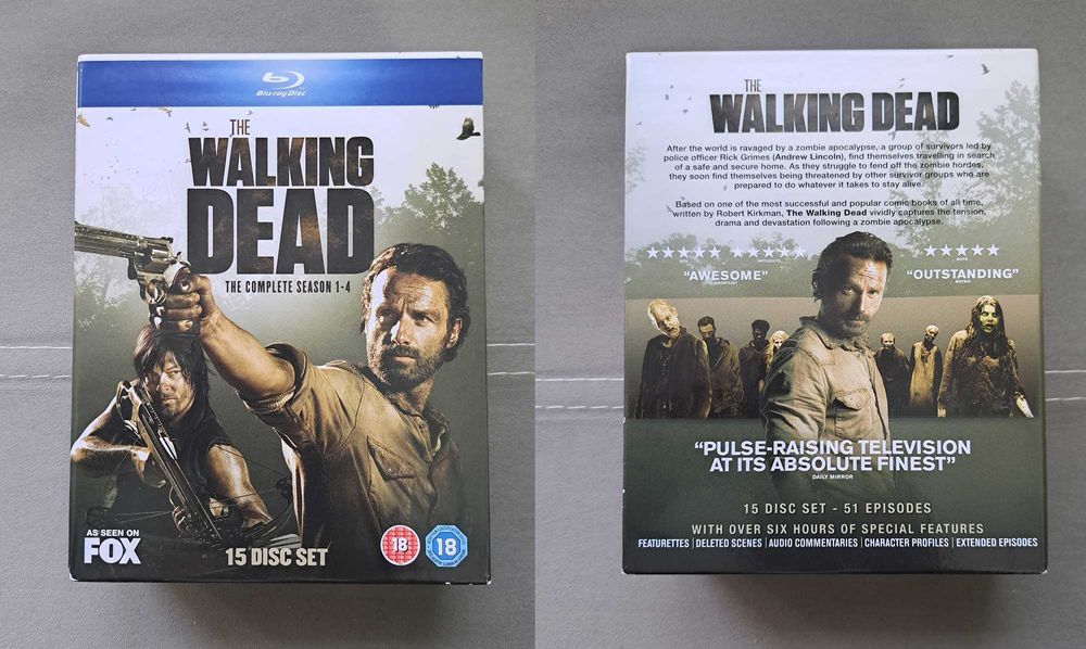 The Walking Dead - Season 1-4 (Blu-ray)