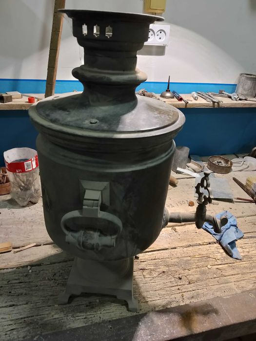 Самовар производства Российской империи 1907 года, Тула, завод Баташев