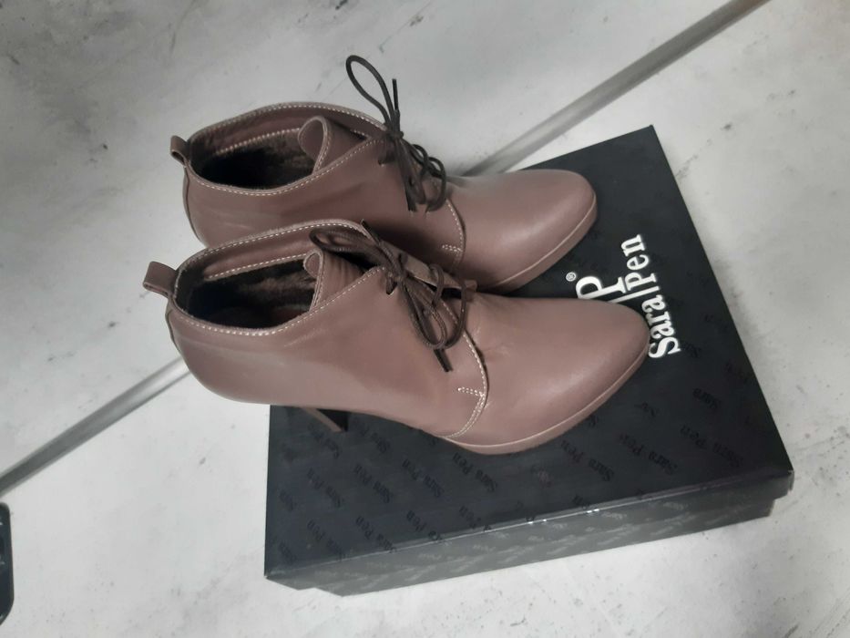 Нови обувки Sara Pen естествена кожа