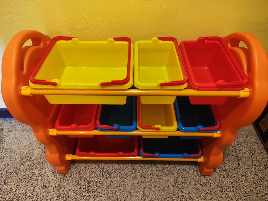 Детски 3-етажен органайзер за играчки