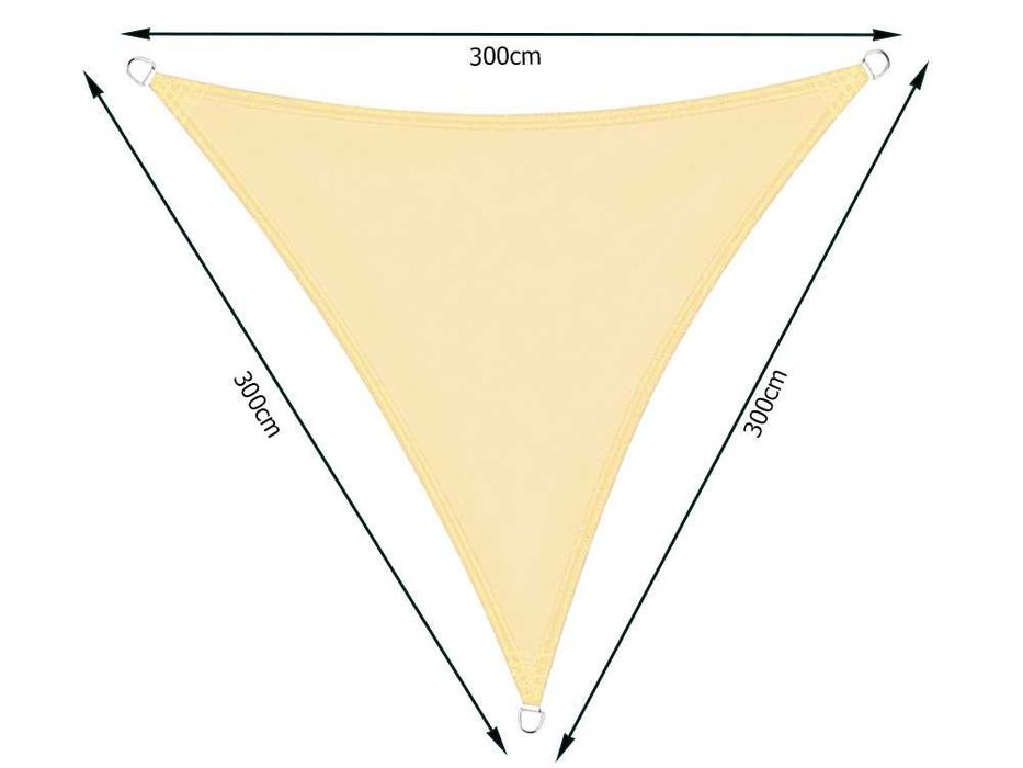 Водоустойчив навес, тента, сенник, за плътна сянка, 3 метра, два цвята