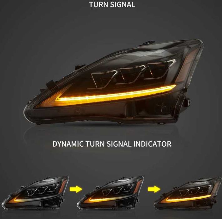 Комплект Тунинг FULL LED фарове 05-2013 Lexus IS250/IS350/IS300 07-14
